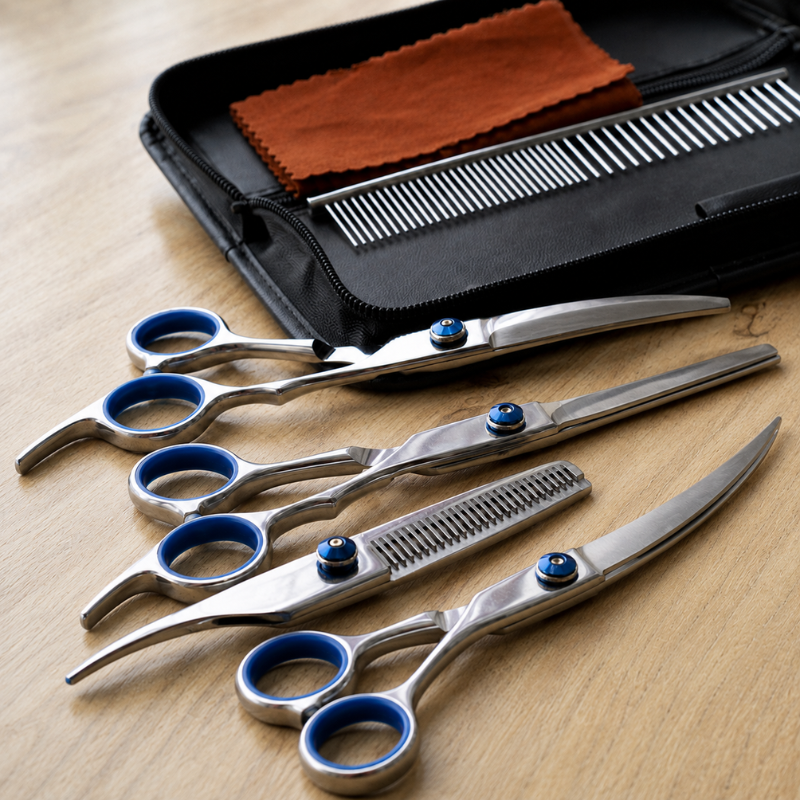 Pawlish™ SnipStyle Pet Grooming Scissor Set