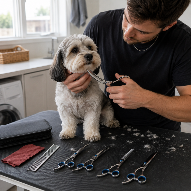 Pawlish™ SnipStyle Pet Grooming Scissor Set